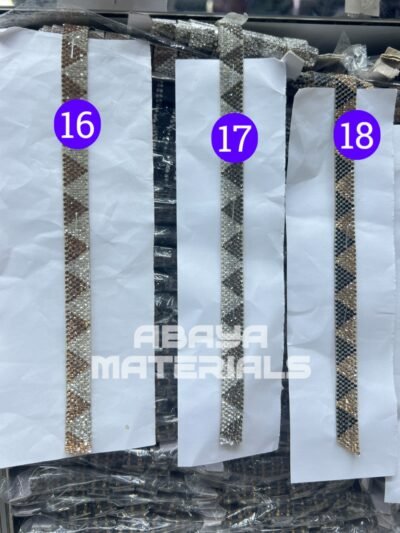 Dubai Simple Laces 10 Yards long No-16-17-18 - Image 1