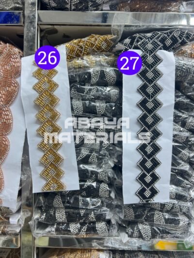 New Style Dubai laces 10 yard long No-26-27