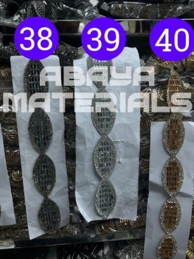 New Dubai Abaya laces 10 yards long Wholesale price no-37-38-39-40-41